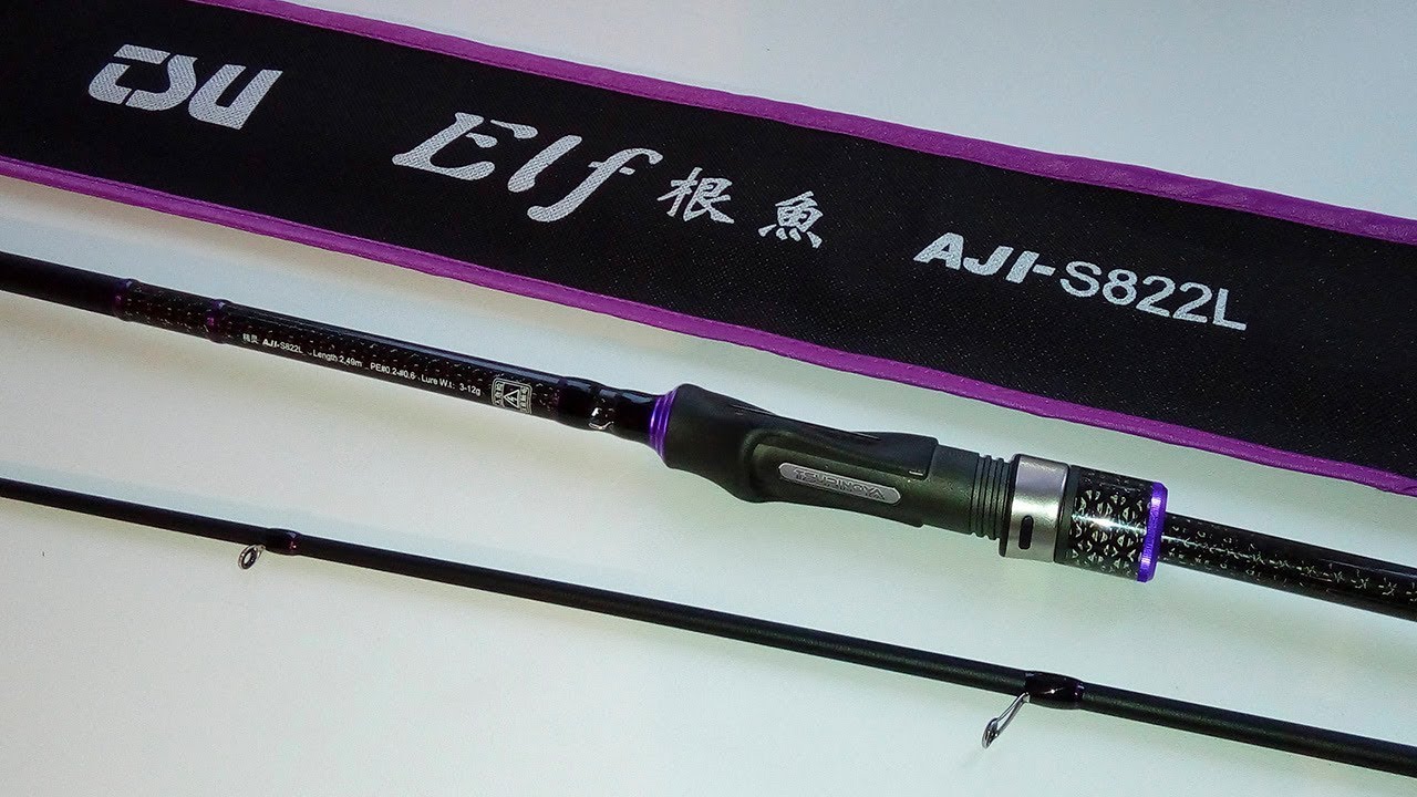 СПИННИНГ ДЛЯ МИКРОДЖИГА - TSURINOYA ELF AJI-S822L 2,49 м, 3-12 г. НА ДАЛЬНИЙ ЗАБРОС!!!