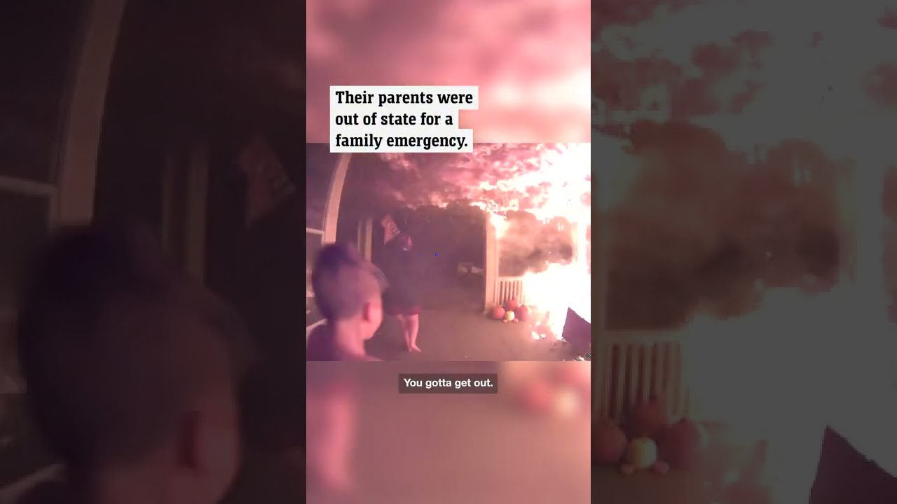 Stranger rescues four people from house fire
