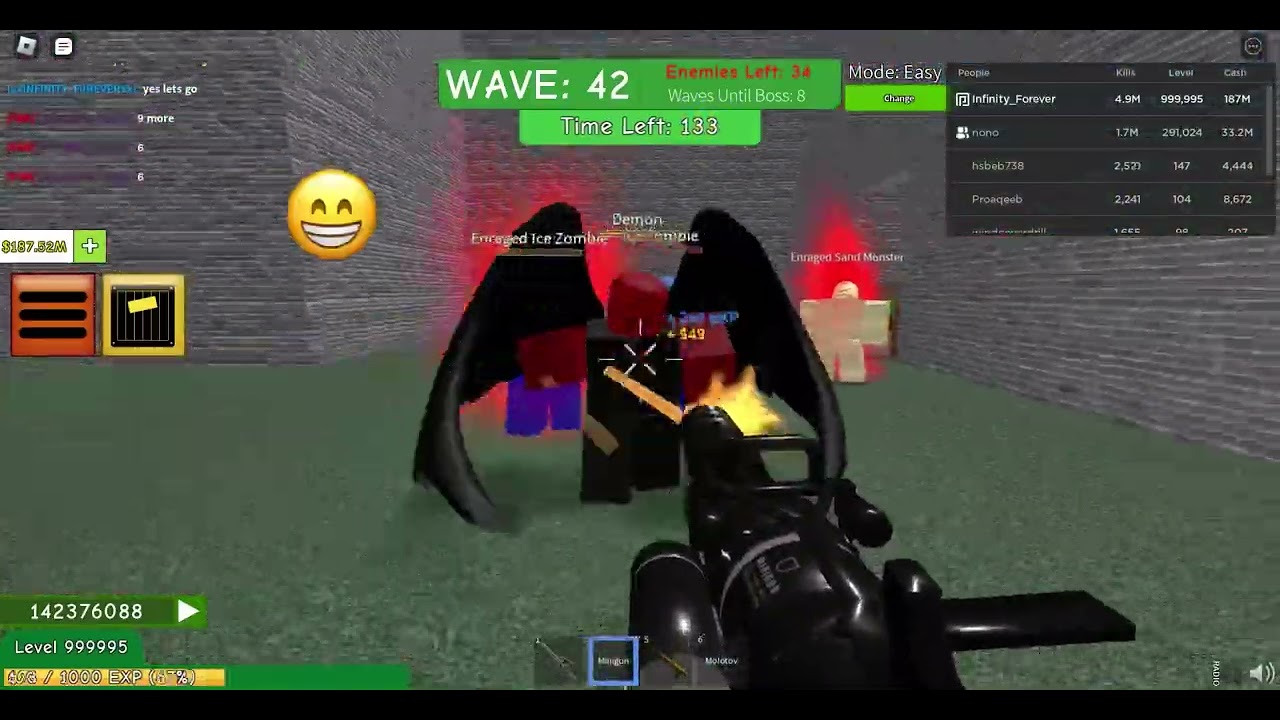 1 Million level in Zombie Attack