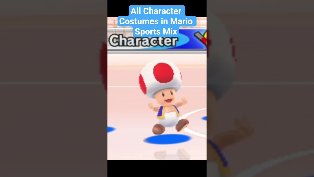 All Character Costumes in Mario Sports Mix #