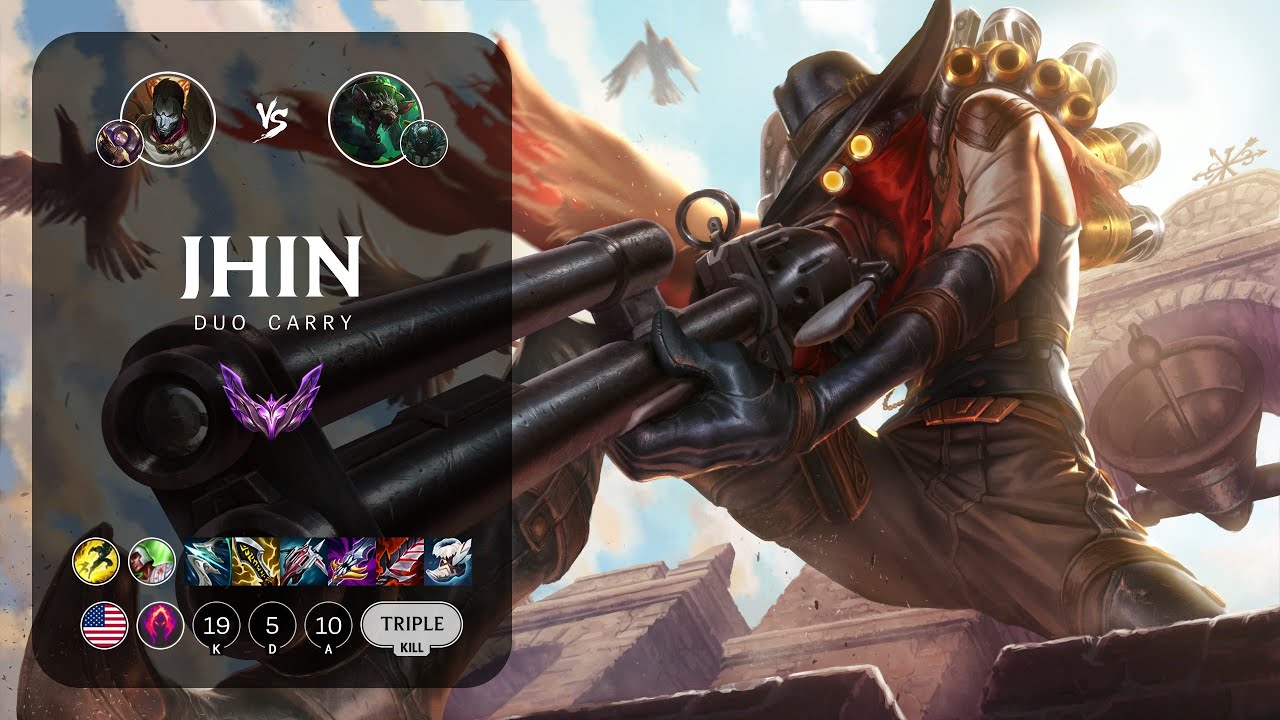Jhin ADC vs Twitch - NA Master Patch 13.7