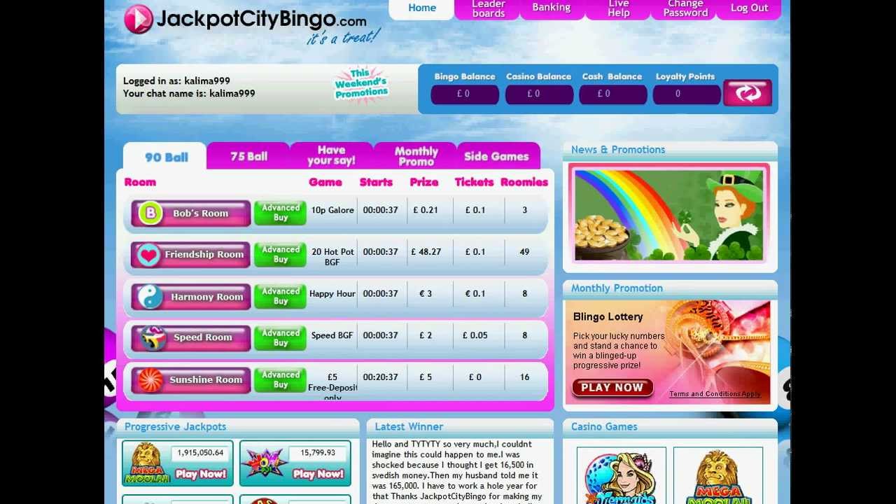 Jackpot City bingo review and video guide