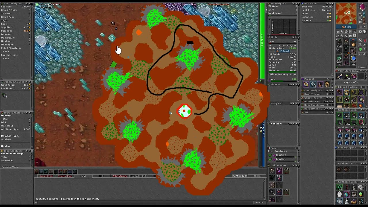 Lower Spike -8 ~ SOLO MS 409 ~ 3.5kk raw xp/h