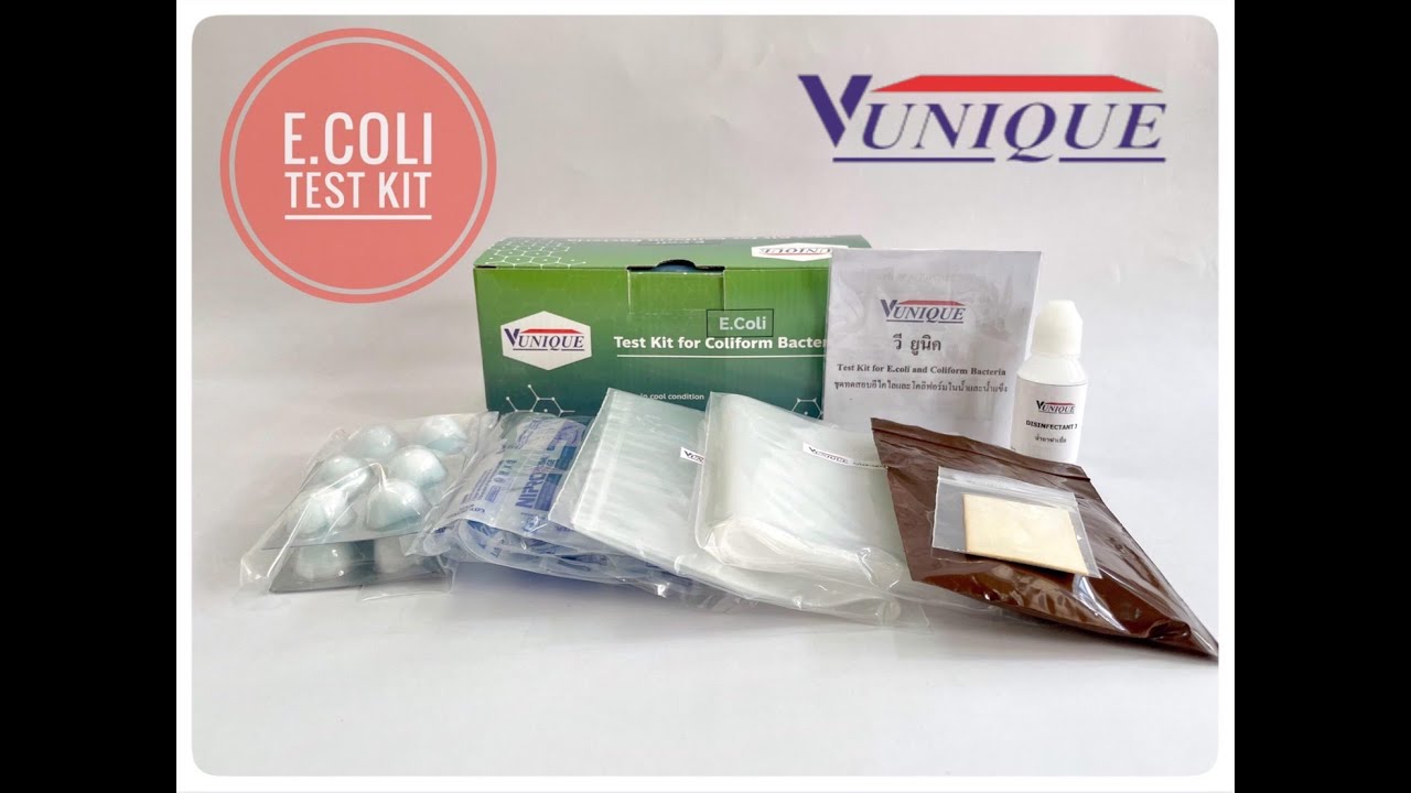 E.coli Test Kit for Coliform Bacteria : Brand 'Vunique'