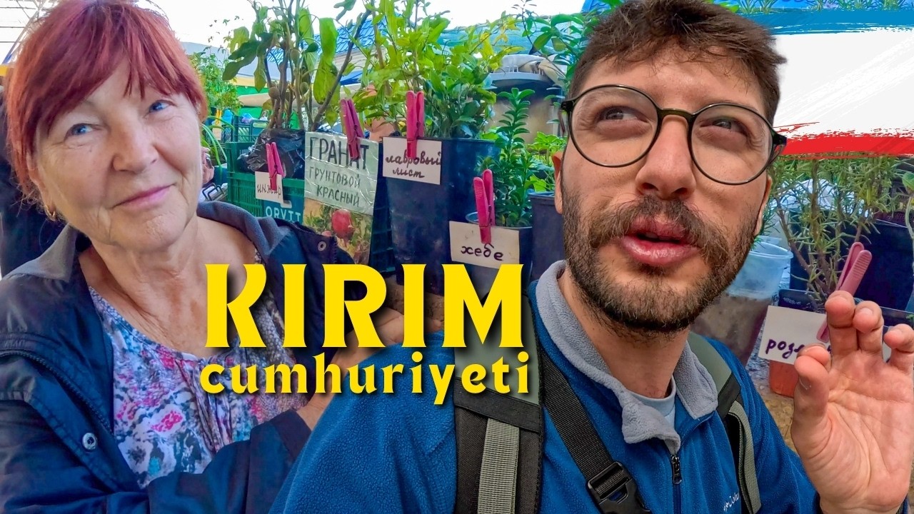 Я посетил уличный рынок в Крыму, говоря по-турецки