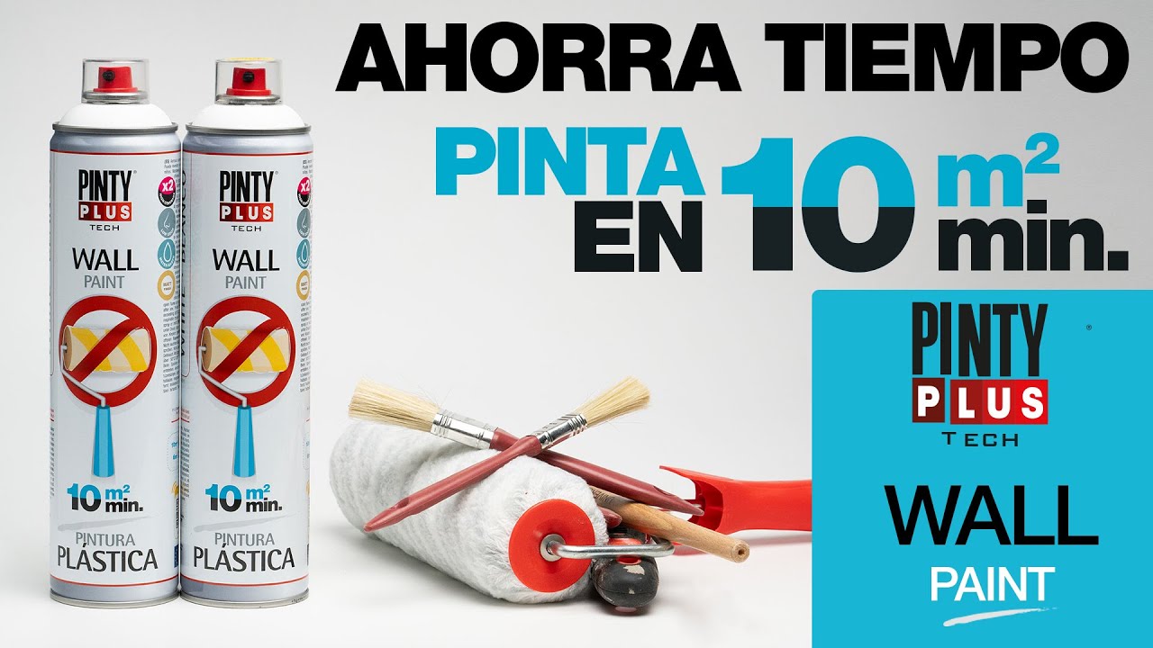 Cómo pintar paredes con spray | Pintyplus Tech Wall Paint