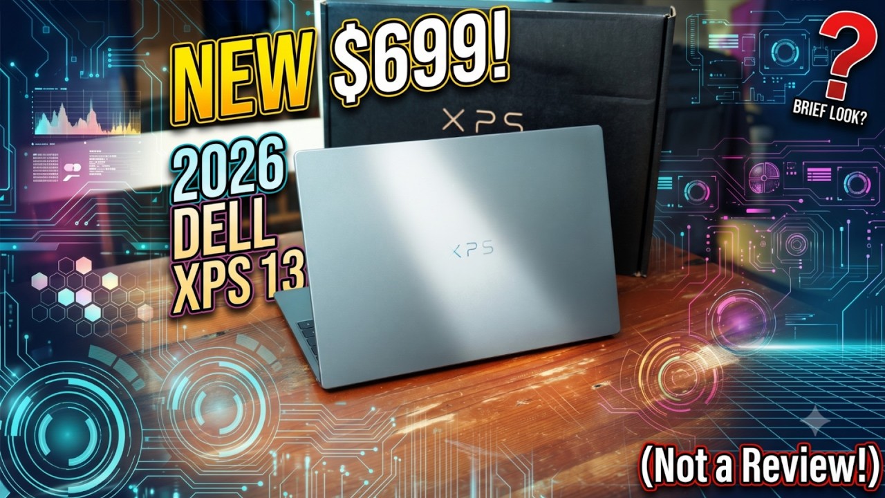 Первый взгляд на Dell XPS 13 (2026) в сравнении с Apple MacBook Neo
