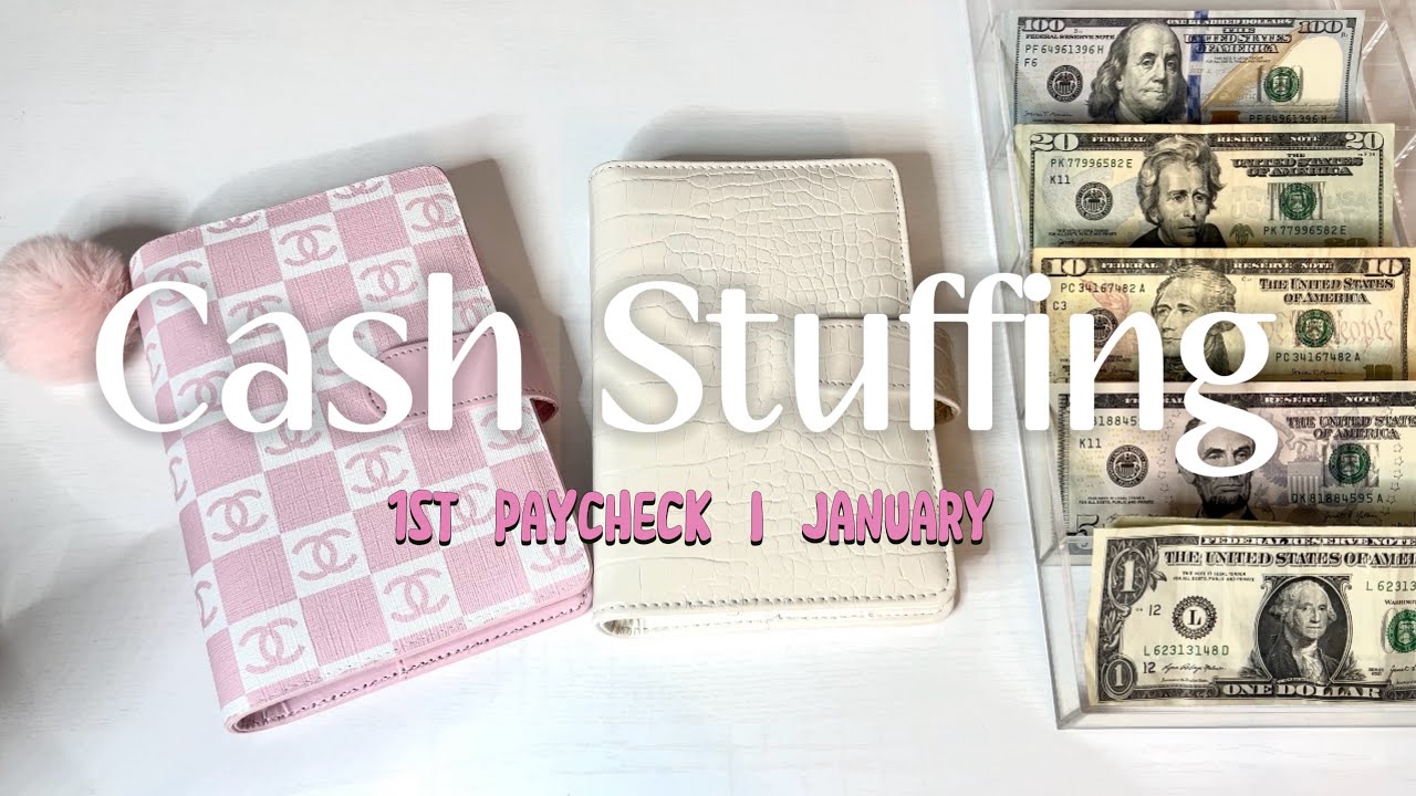 FIRST CASH STUFFING OF 2025 | $959 | BUDGETING & SAVING 2025 ✨