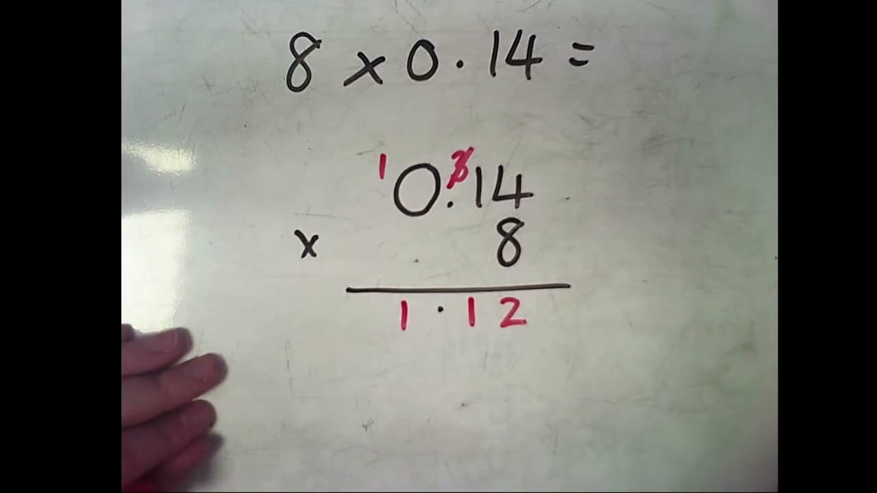 Multiplying whole numbers by decimals
