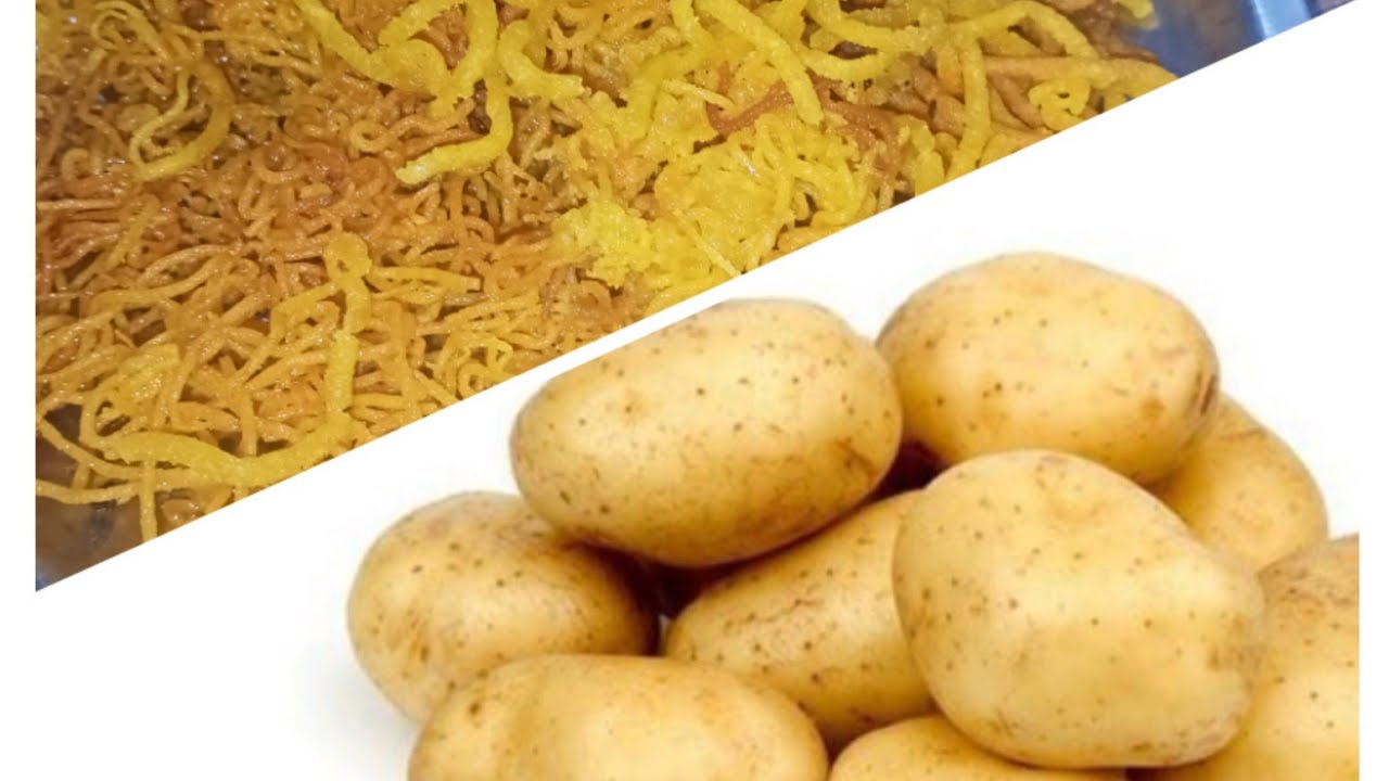 A delicious snack made from potatoes! आसान तरीके से आलू नमकीन!