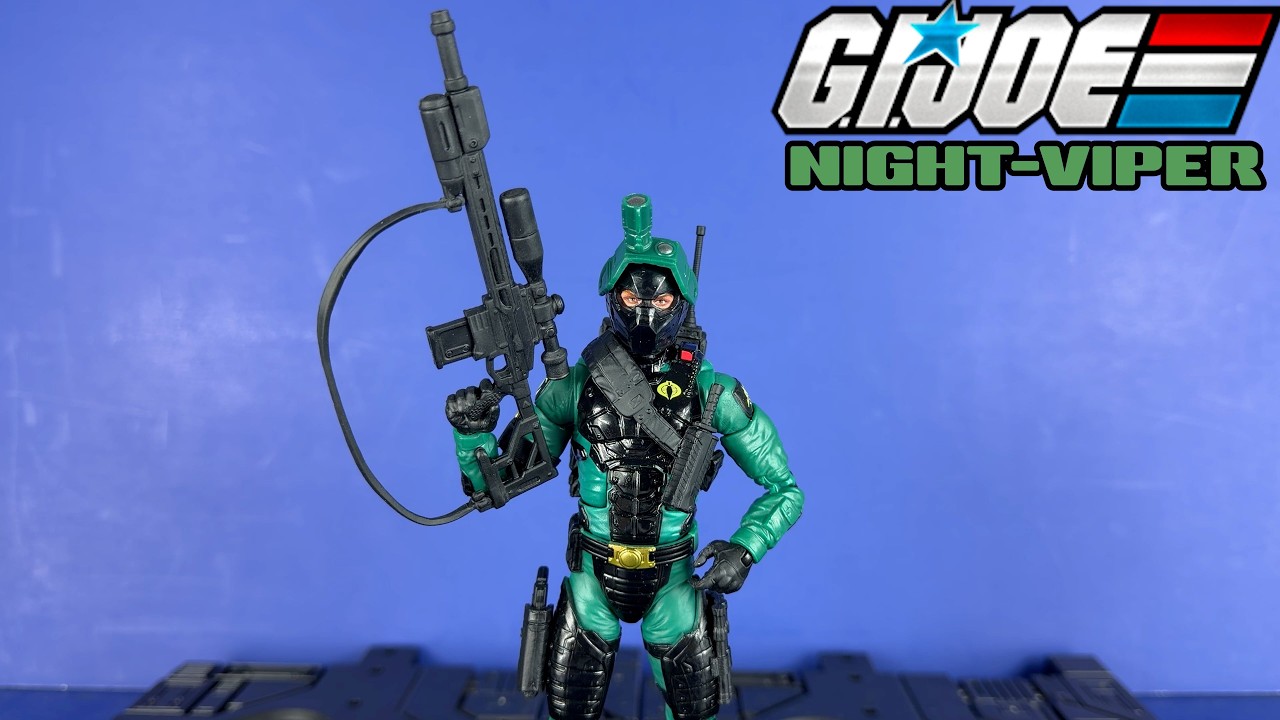 G.I.  Joe Classified # 187 Cobra NIGHT VIPER Review
