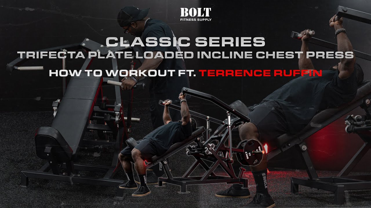 Classic Series Trifecta Plate-Loaded Chest Press | How To Workout ft. Terrence Ruffin
