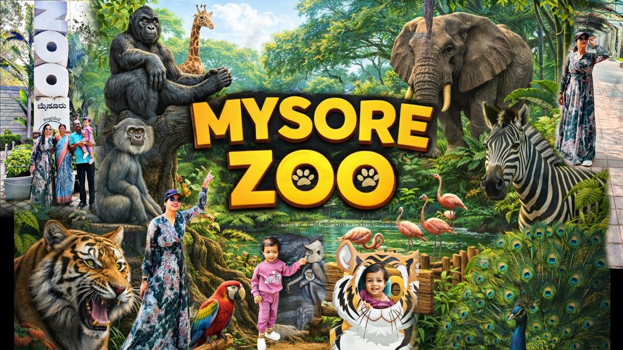 Mysore Zoo Full Tour 2026 🐅 | Mysuru Zoo टिकट, Timings & Travel Guide | Mysore Diaries Day 2 