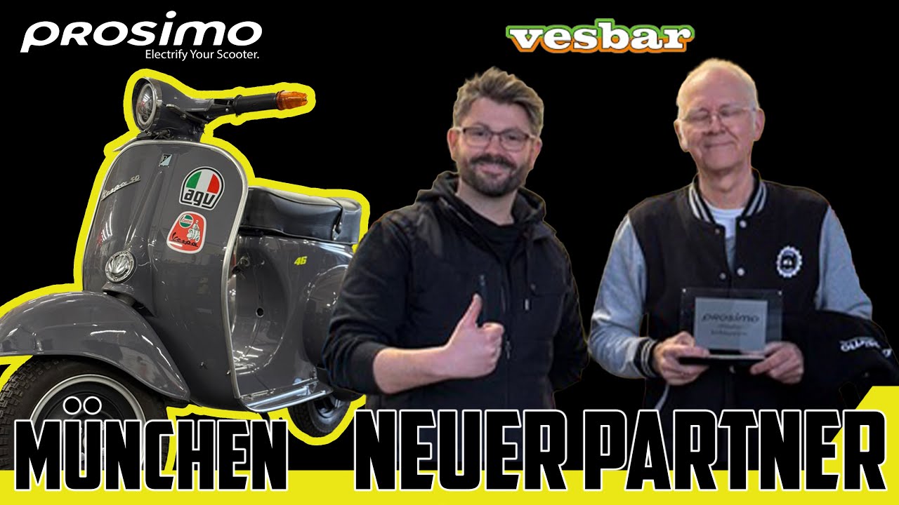 vesbar München E-Vespa Einbauschulung prosimo 4K