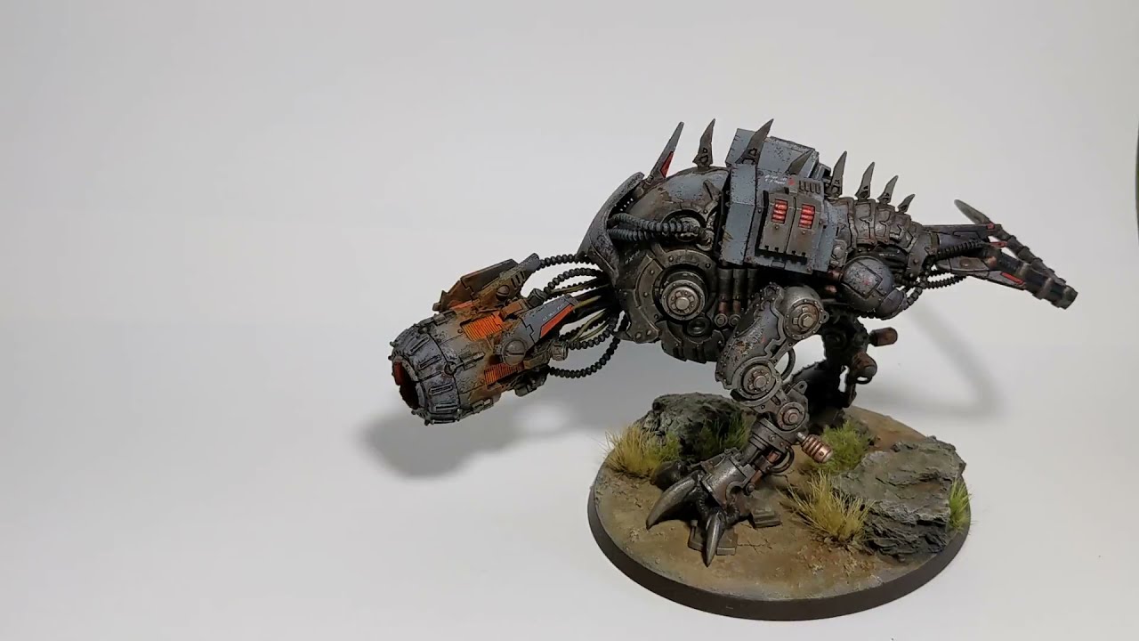 Converted Warhammer 40k Chaos Defiler - Horizon Zero Dawn