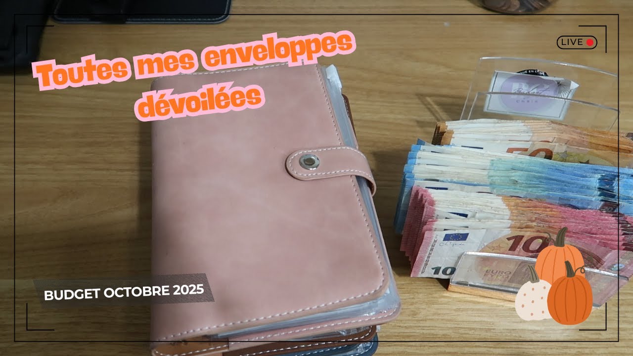 Comment je répartis mon budget d’Octobre ✨ Toutes mes enveloppes expliquées