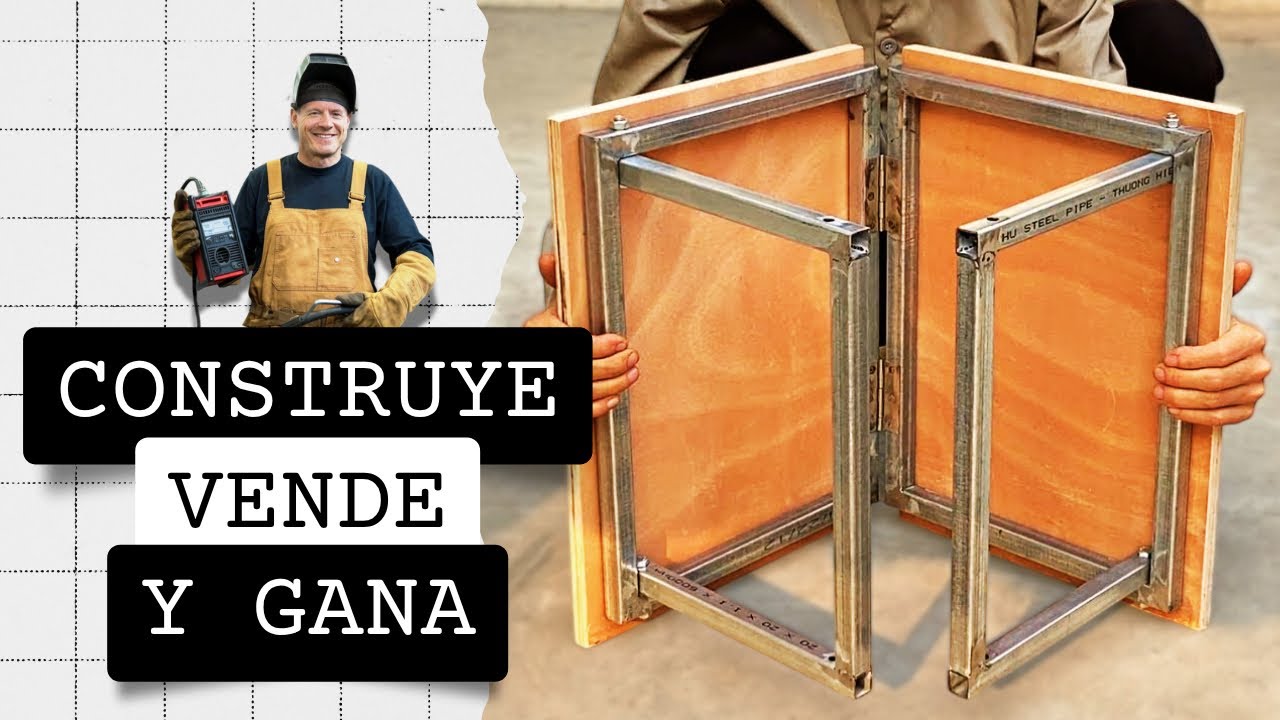 CÓMO HACER MESA PLEGABLE DE METAL Y COMIENZA UNA FUENTE DE INGRESOS
