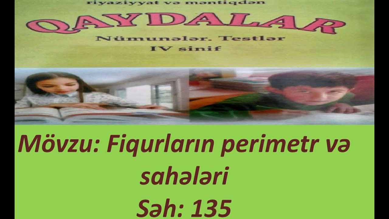 İsfəndiyar Əlləzov/ Fiqurların perimetri və sahələri/ Ceyhun Əkbərov