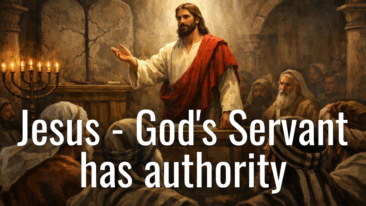 Jesus - God's Servant has authority