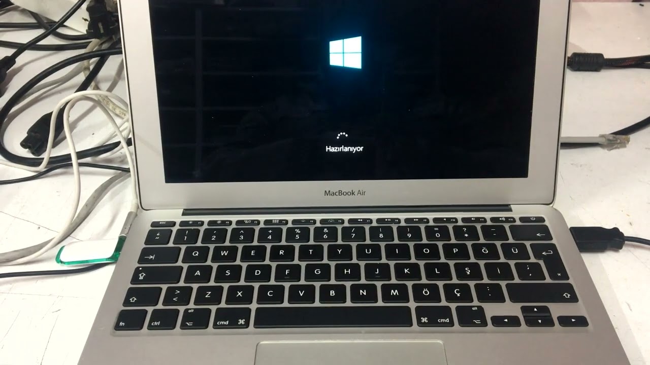 Macbook Air Windows 10 İşletim Sistemi Kurma. Format atma