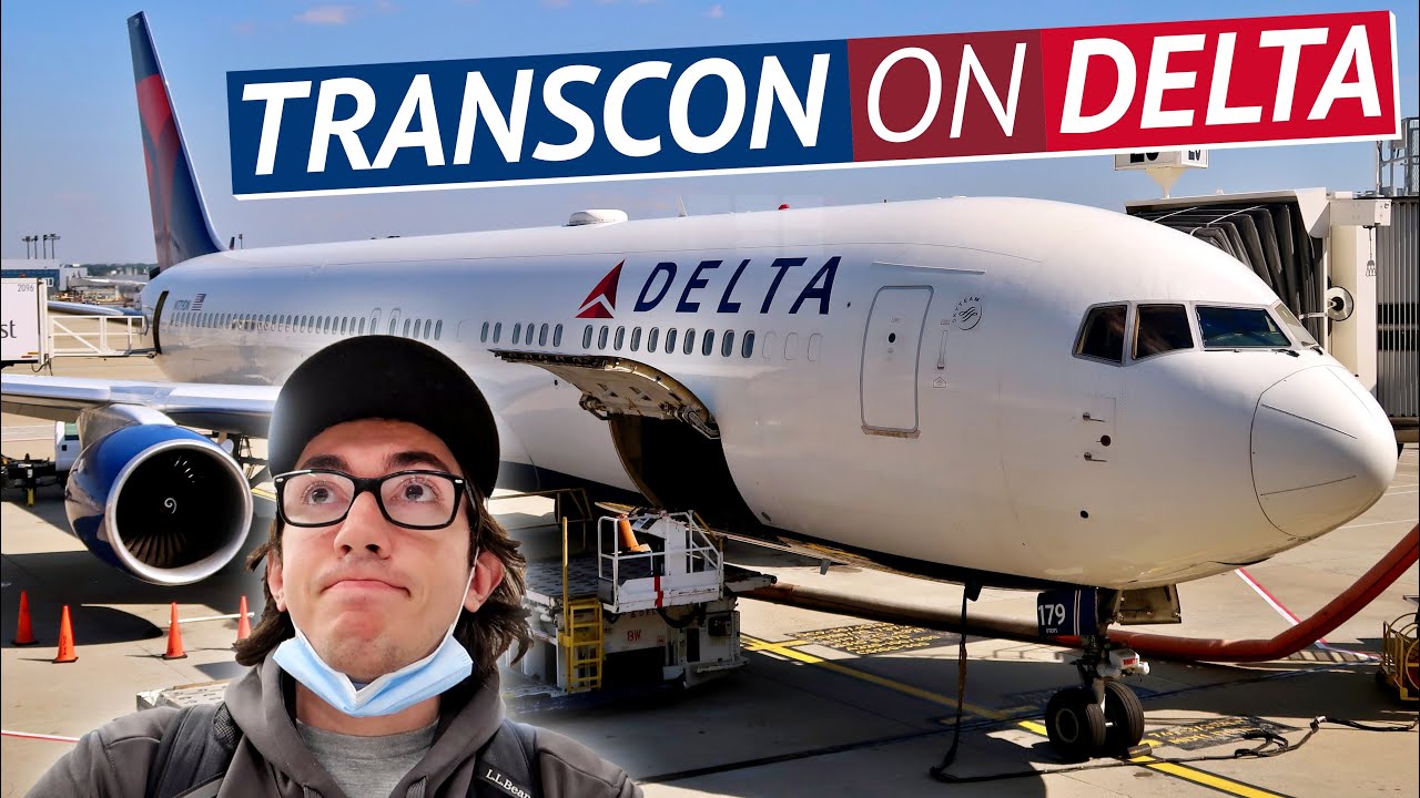Мой перелет на Delta B767-300 через США (из Атланты в Сан-Франциско)