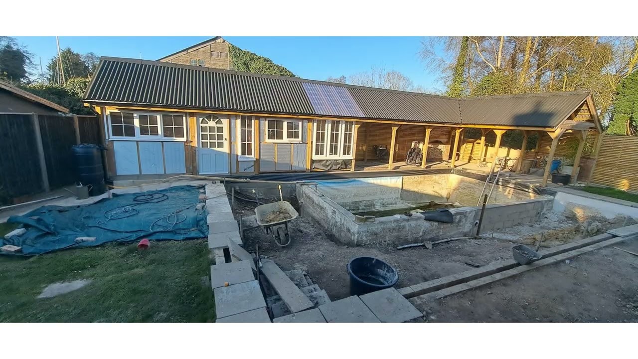 Part 3 Natural Swimming Pond Construction Timelapse February 2025   December 2025