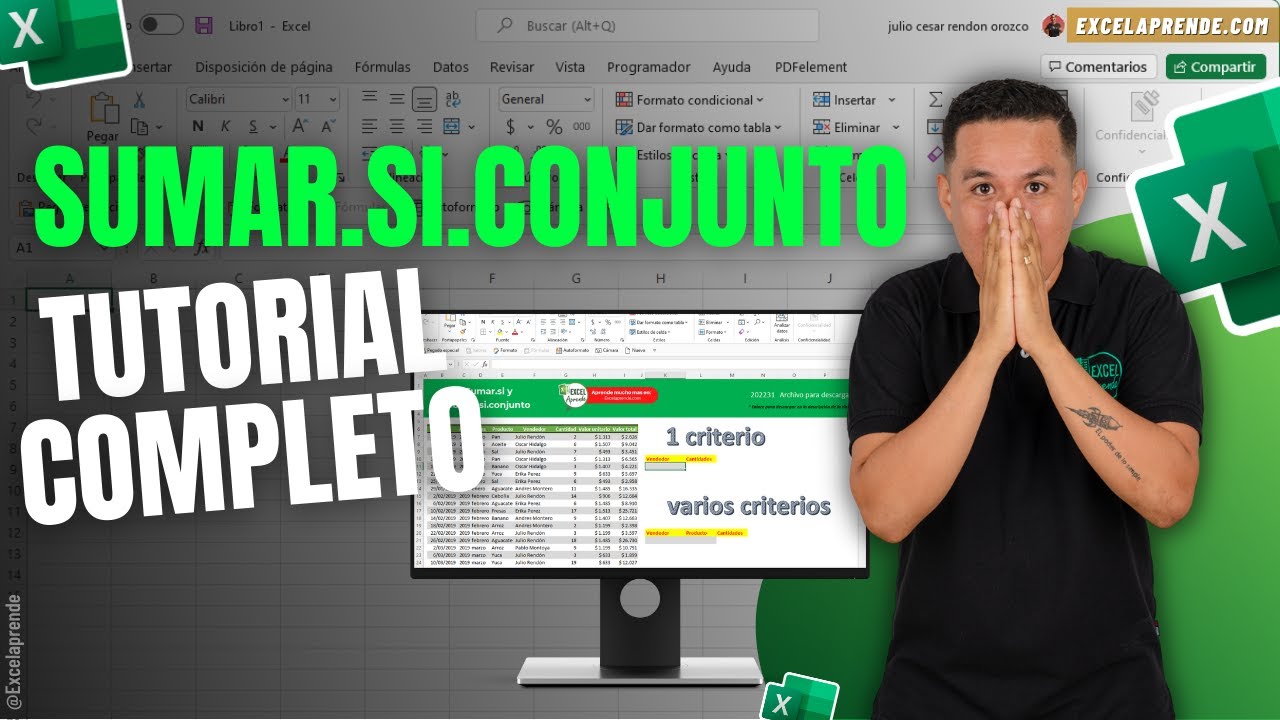 🔎 Sumar si y Sumar.si.conjunto 💡 Tutorial completo ✅ Sumar con uno o varios criterios