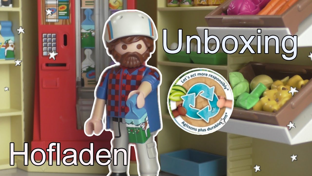 UNBOXING! Nr. 71250: 24h Hofladen - nachhaltiges Set // Spaß, Spiel, Playmobil