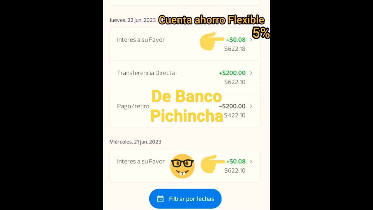 As&iacute; Genera inter&eacute;s diario la Cuenta👉Ahorro Flexible 5%banco Pichincha🇪🇨