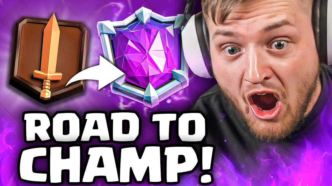 🏆👑ICH bin selber ESPORTLER geworden?! | ICH zerstöre ALLES  in Clash Royale RANKED!
