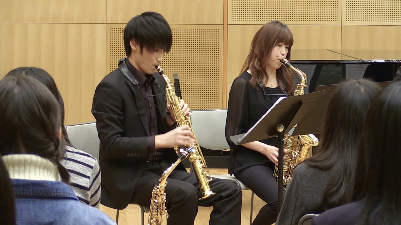 サクソフォンアンサンブル ミニコンサート｜上野学園大学　2016年11月27日オープンキャンパス