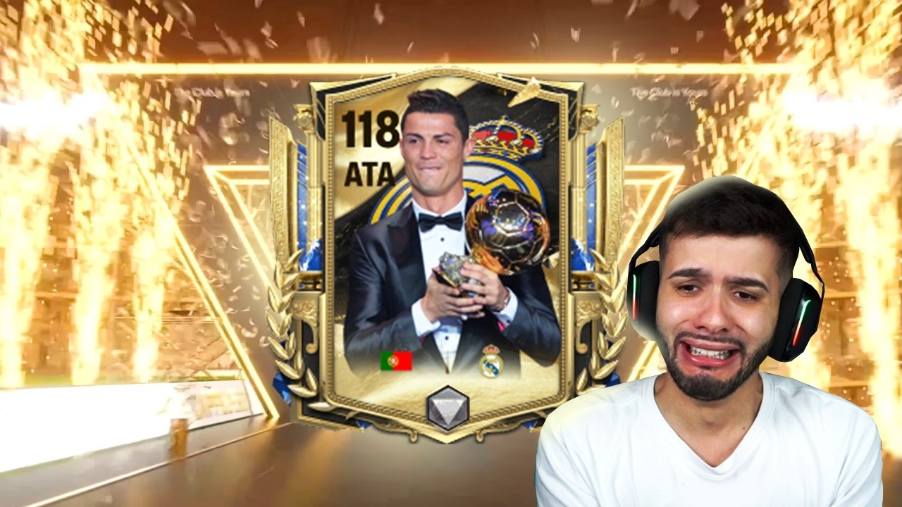FINALMENTE GANHEI O MELHOR CR7 DO FC MOBILE! 😭🇵🇹