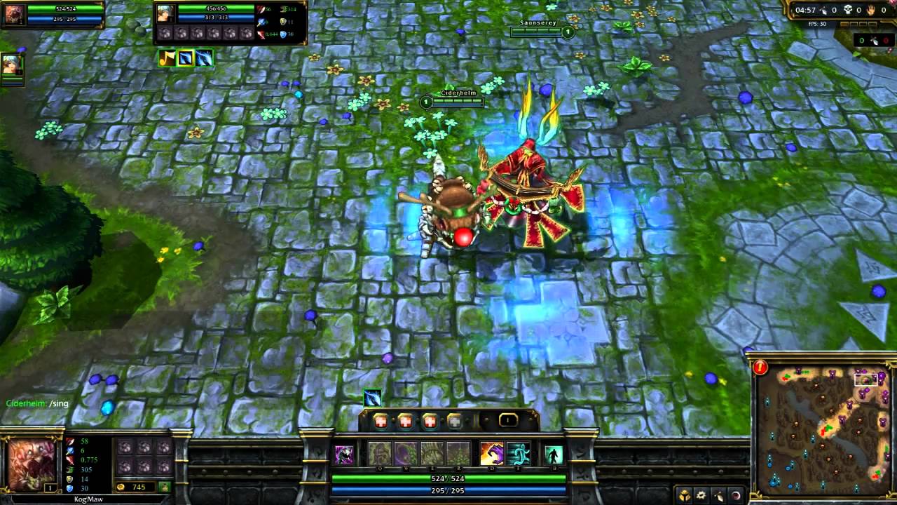 League of Legends: Kog'maw & Sona Sing Deck the Halls