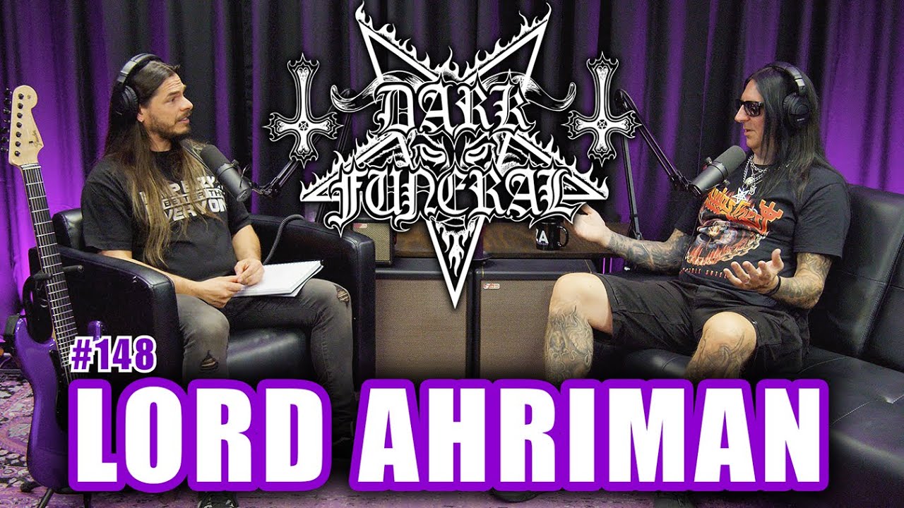 DARK FUNERAL | Lord Ahriman: Black Metal, Corpse Paint & Afterlife | Garza Podcast 148