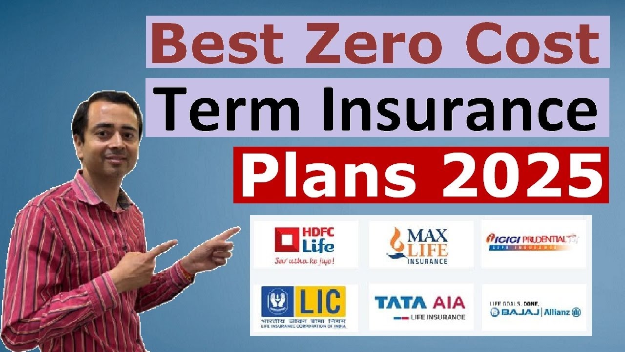 Term Insurance 2025 || Best Zero Cost Term Insurance Plans || Policy Bazaar