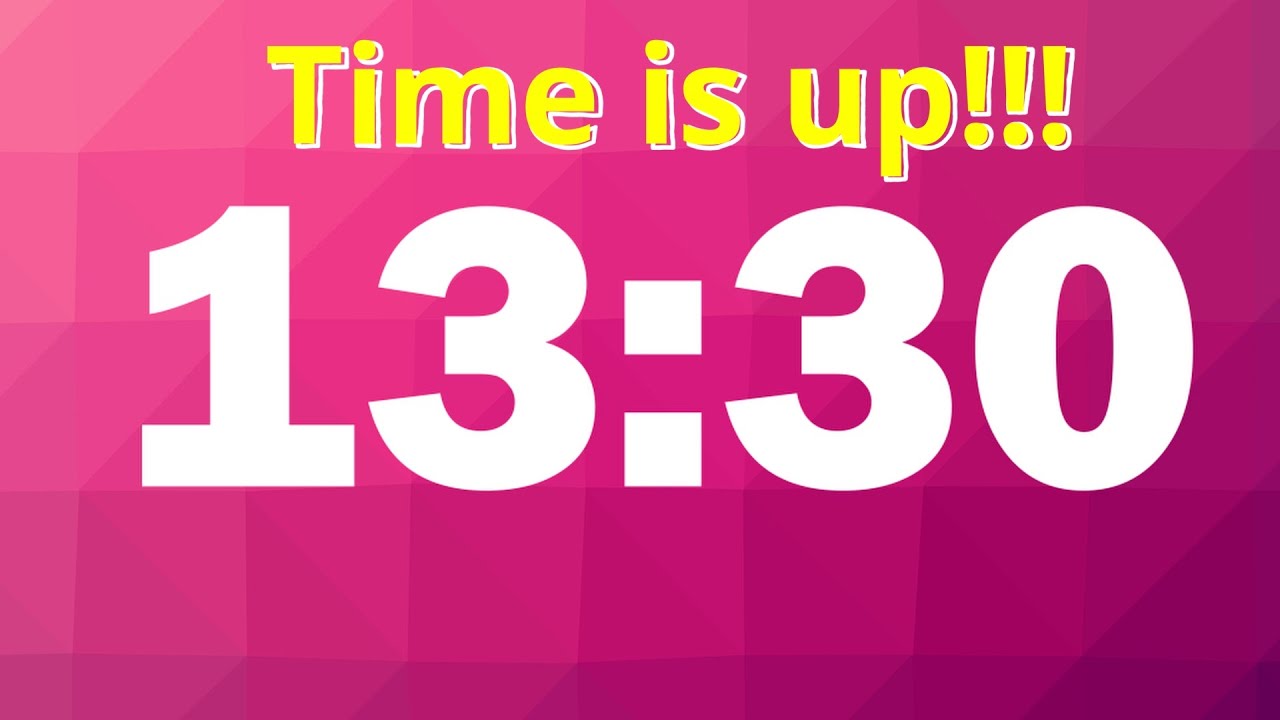 13:30 Timer