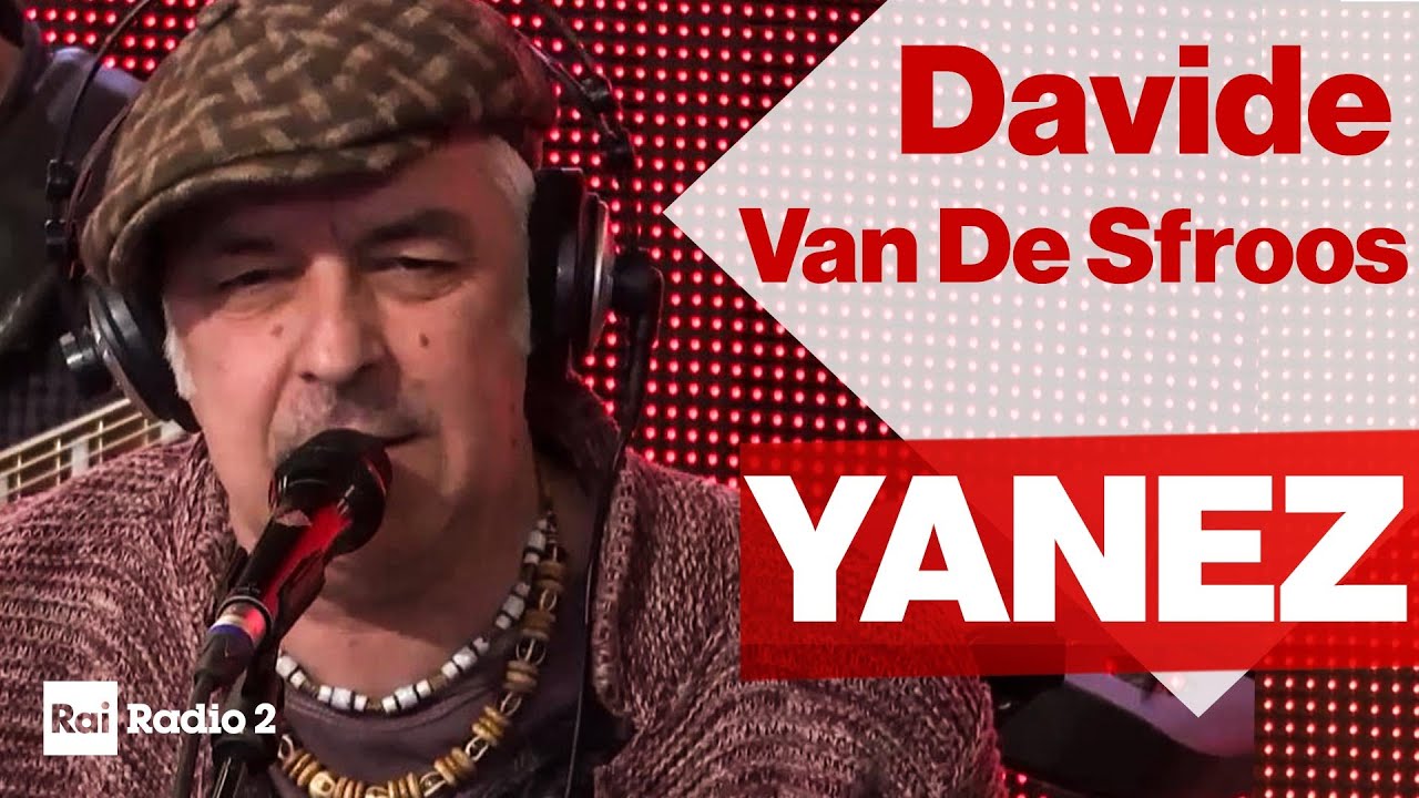 DAVIDE VAN DE SFROOS dal vivo a Radio2 Social Club - 