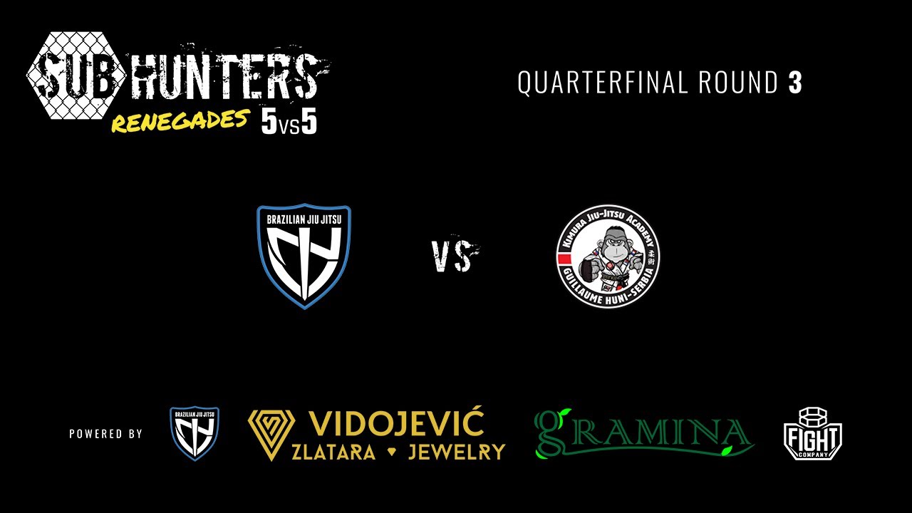 Sub Hunters 5 vs 5 - 3rd Quarterfinal Round - VIN BJJ vs Kimura BJJ