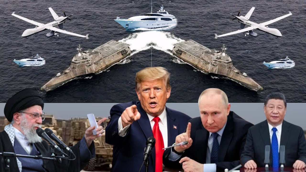GWO TRANBLEMANDE DE TÈ SEKWE SID IRAN...LAME AMERIKÈN NAN FÈK DEPLASE GWO BATO YO, VENEZUELA ANTRAVE