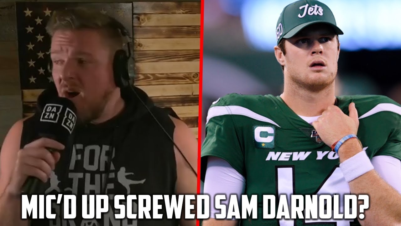 Pat McAfee Reacts To Sam Darnold 