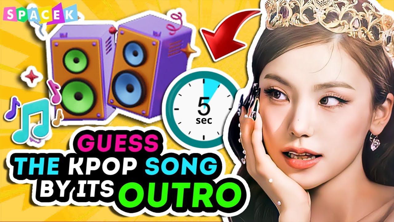 GUESS THE K-POP SONG BY ITS OUTRO 2023 🎶 💖 🎧 SpaceK | K-POP QUIZ | K-POP GAME