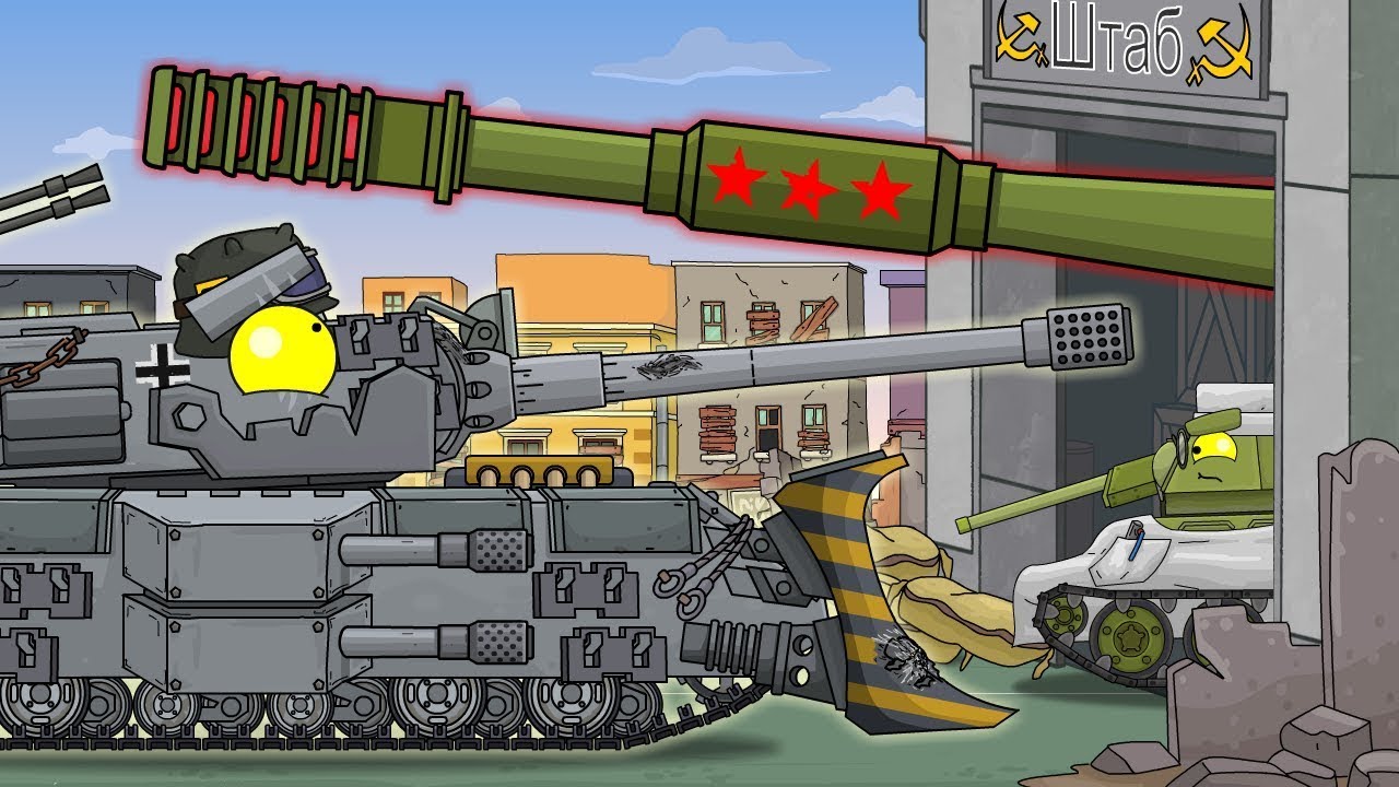 ROYAL MOUSE is looking for the WHALER - Cartoons about tanks