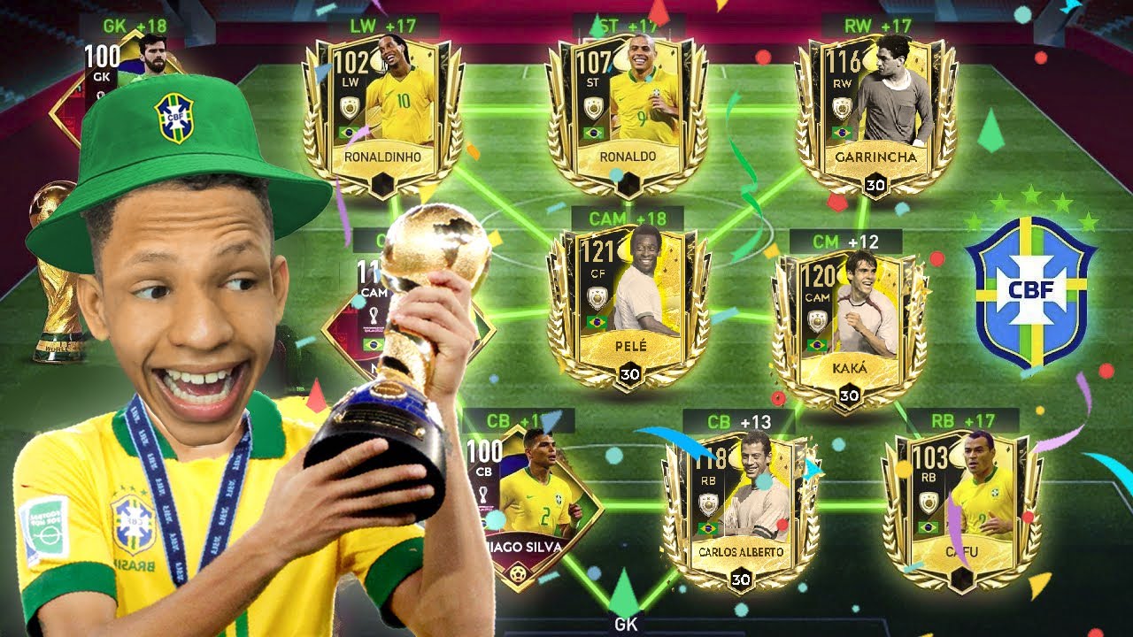 MONTEI A MELHOR SELEÇÃO BRASILEIRA DO FIFA MOBILE 23!