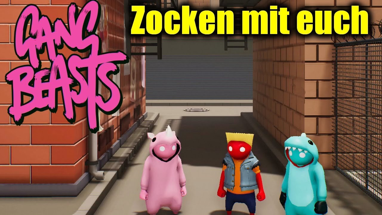 Die erste Runde mit der Community#02 Gang Beasts PS4