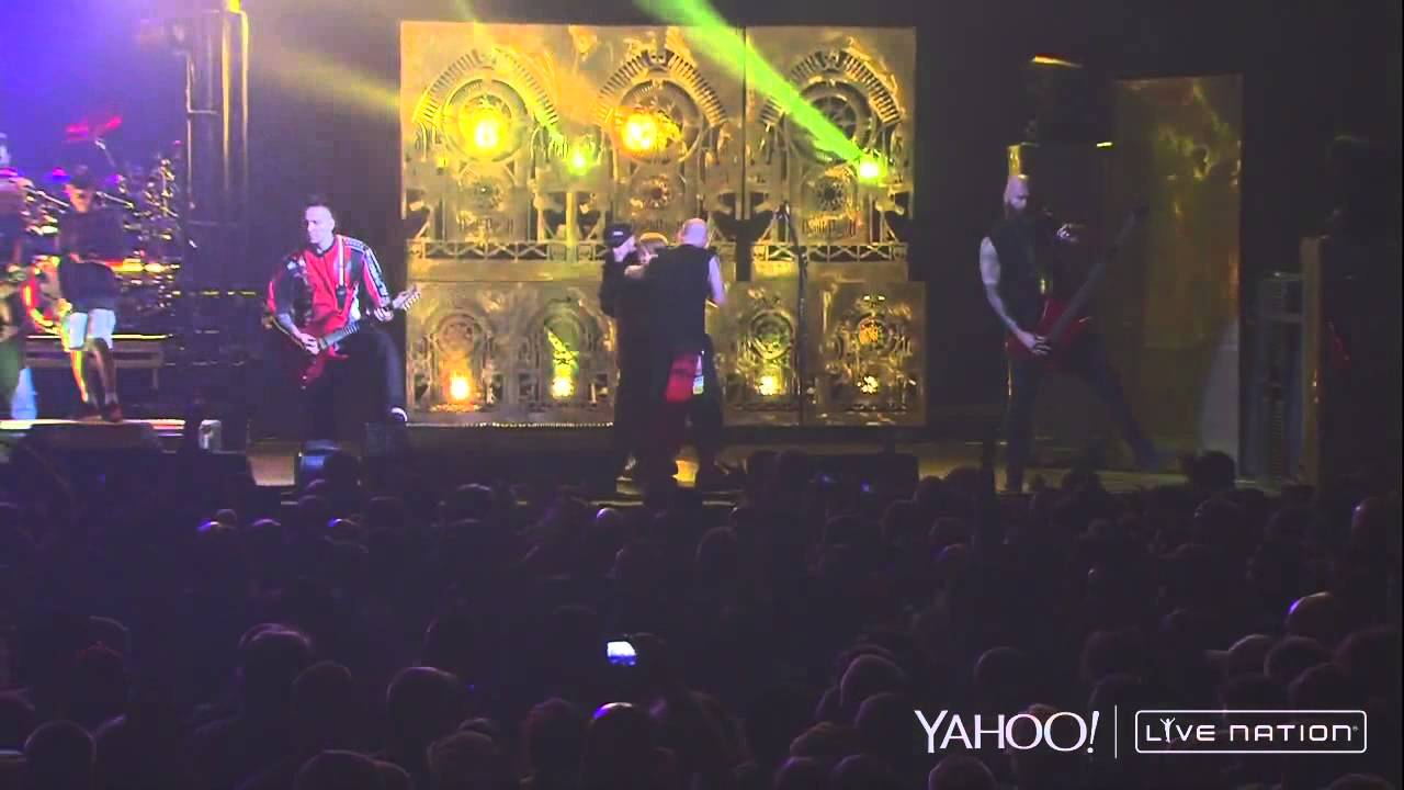 My Kids on Stage with Five Finger Death Punch