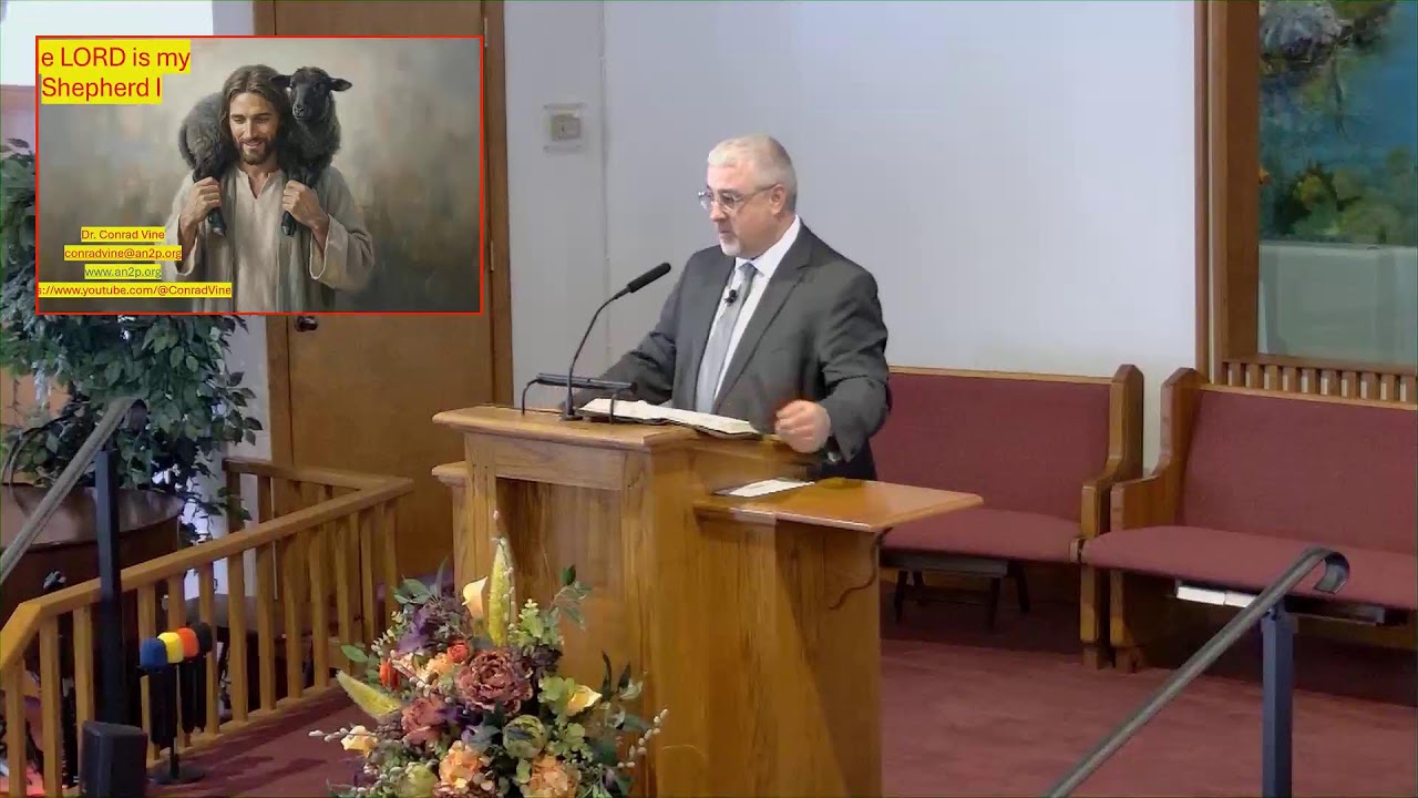 Guest Speaker. Dr. Conrad Vine. Sermon: The Good Shepherd I PT1