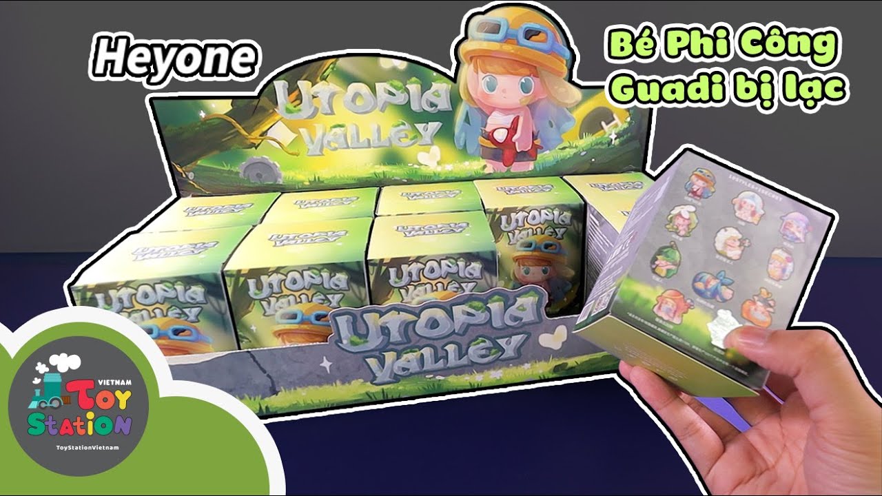 Lần đầu đập hộp Art Toy của hãng Heyone Hàn Quốc series Guadi Utopia Valley ToyStation 783