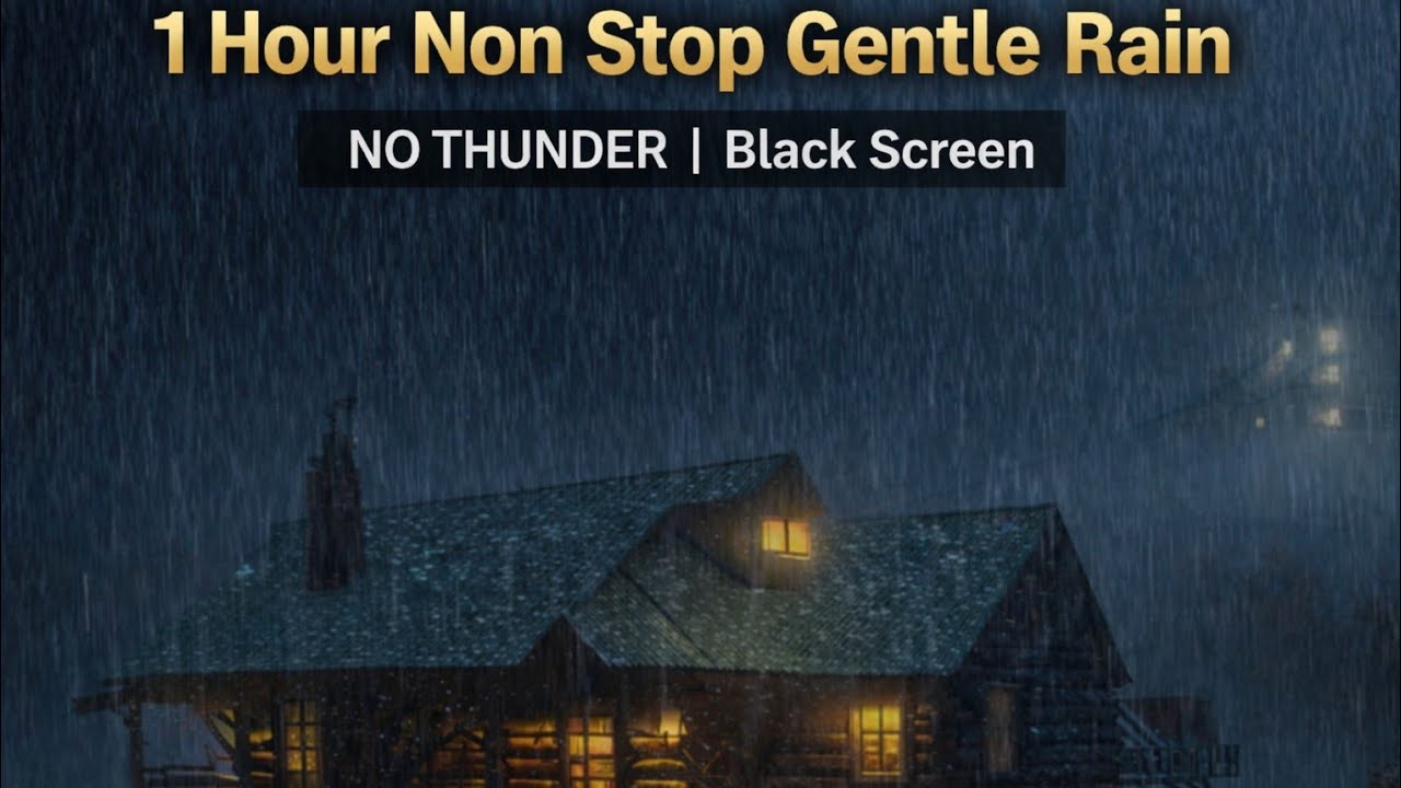 Rain Sound For Sleeping No Loop .