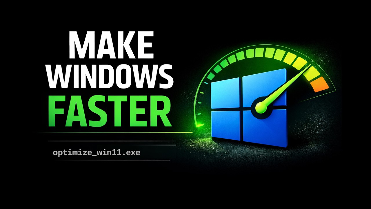 optimize_win11.exe | Make Windows 11 Faster in 3 Minutes
