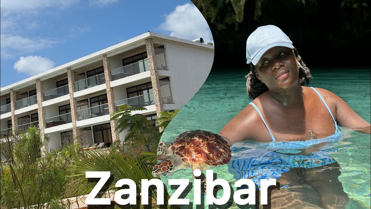 Feeding Turtles In Zanzibar + KWANZA RESORT TOUR🇹🇿